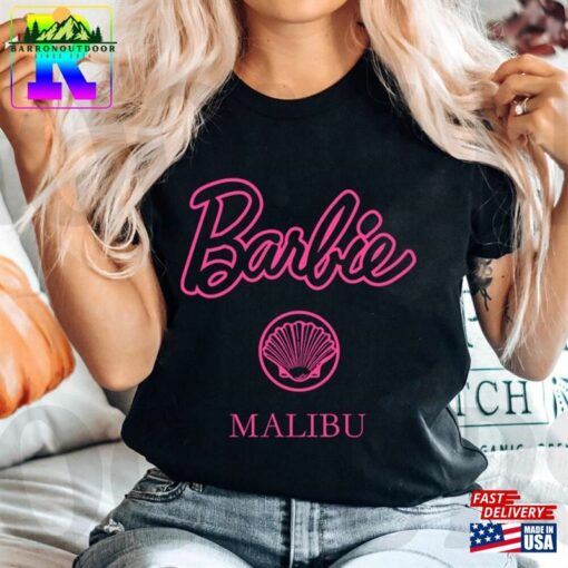 Barbie Malibu Logo Comfort Color Shirt 2023 Unisex Sweatshirt