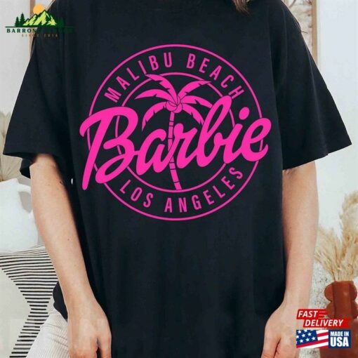 Barbie Malibu Pink Beach Comfort Colors® Shirt Movie 2023 Los Angeles Classic Sweatshirt