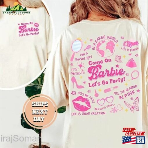 Barbie Movie 2023 Comfort Color® Tee Doll Shirt Funny Classic Hoodie