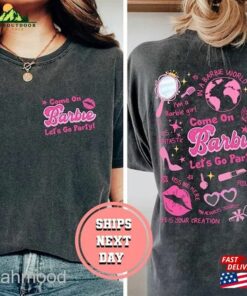 Barbie Movie 2023 Comfort Color® Tee Doll Shirt Funny T-Shirt Unisex 2 Barbie Movie 2023 Comfort Color(r) Tee Doll Shirt Funny T Shirt Unisex 3