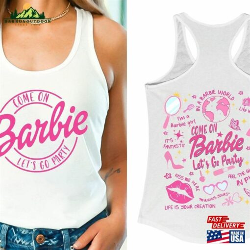 Barbie Movie 2023 Tank Doll Come On Let Sweatshirt Hoodie