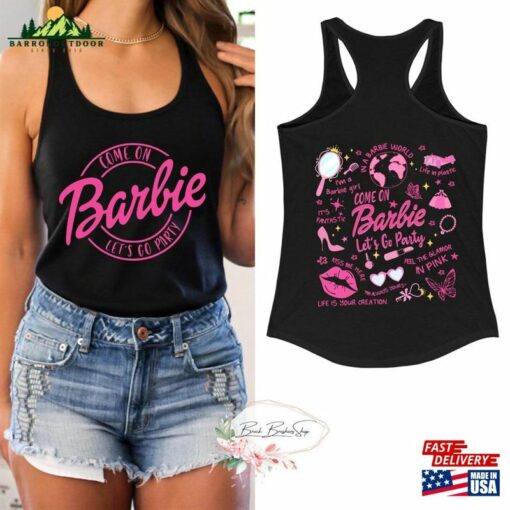 Barbie Movie 2023 Tank Doll Come On Let Sweatshirt Hoodie