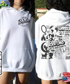 Barbie Movie Doodle Art Shirt 2 Side Funny Princess Barbies New 2023 Sweatshirt Hoodie Gift For Fan Da1406dt 2 Barbie Movie Doodle Art Shirt 2 Side Funny Princess Barbies New 2023 Sweatshirt Hoodie Gift For Fan Da1406dt 3
