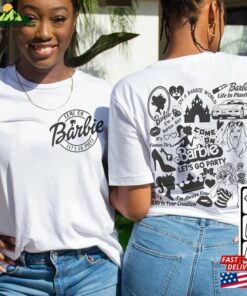 Barbie Movie Doodle Art Shirt 2 Side Funny Princess Barbies New Movies 2023 Concert Sweatshirt Hoodie Gift For Fan Da1406dt Classic 4