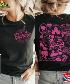 Barbie Movie Doodle Art Shirt 2 Side Funny Princess Barbies New Movies 2023 Concert Sweatshirt Hoodie Gift For Fan Da1406dt V1 Unisex Classic