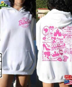Barbie Movie Doodle Art Shirt 2 Side Funny Princess Barbies New Movies 2023 Concert Sweatshirt Hoodie Gift For Fan Da1406dt V1 Unisex Classic 3