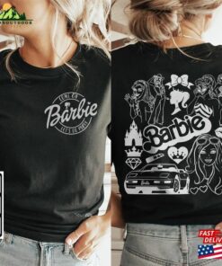 Barbie Movie Doodle Art Shirt 2 Side Funny Princess New 2023 Sweatshirt Hoodie Gift For Fan Da1406dt Unisex