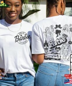 Barbie Movie Doodle Art Shirt 2 Side Funny Princess New 2023 Sweatshirt Hoodie Gift For Fan Da1406dt Unisex 4