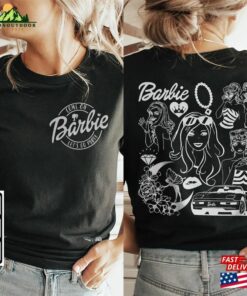 Barbie Movie Doodle Art Shirt 2 Side Funny Princess New Movies 2023 Sweatshirt Hoodie Gift For Fan Da1406dt Unisex