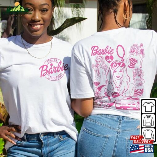 Barbie Movie Doodle Art Shirt 2 Side Funny Princess New Movies 2023 Sweatshirt Hoodie Gift For Fan Da1406dt V1 Classic T-Shirt