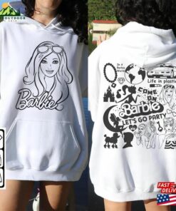 Barbie Movie Doodle Art Shirt 2 Side Princess Barbies New 2023 Sweatshirt Hoodie Gift For Fan Da1406dt T Shirt 3