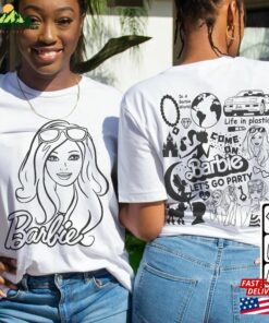 Barbie Movie Doodle Art Shirt 2 Side Princess Barbies New 2023 Sweatshirt Hoodie Gift For Fan Da1406dt T Shirt 4