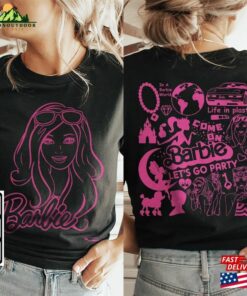 Barbie Movie Doodle Art Shirt 2 Side Princess Barbies New 2023 Sweatshirt Hoodie Gift For Fan Da1406dt V1 Classic Unisex