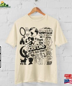 Barbie Movie Doodle Art Shirt Funny Princess Barbies New 2023 Sweatshirt Hoodie Gift For Fan Da1406dt Unisex 4