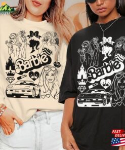 Barbie Movie Doodle Art Shirt Funny Princess New 2023 Sweatshirt Hoodie Gift For Fan Da1406dt Classic Unisex