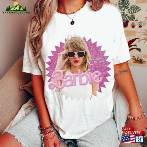 Barbie Movie Poster 2023 In Her Eras Era Tour The Shirt Hoodie Classic