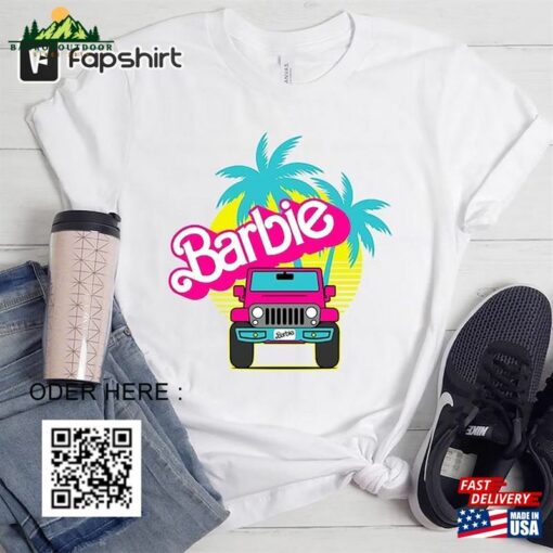 Barbie Offroad 4X4 Pink Car T-Shirt Malibu Movie 2023 Classic Hoodie