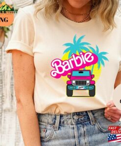 Barbie Offroad 4X4 Pink Car T-Shirt Malibu Movie 2023 Unisex