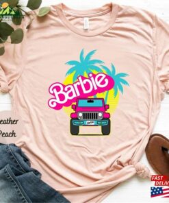 Barbie Offroad 4X4 Pink Car T Shirt Malibu Movie 2023 Unisex 4