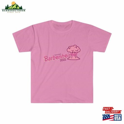 Barbie Oppenheimer 2023 Cinema Funny Movie Barbenheimer Barbieheimer Unisex Softstyle T-Shirt Sweatshirt