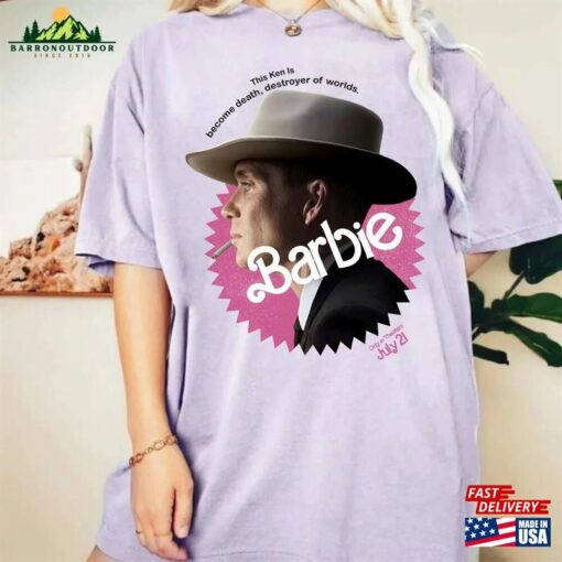 Barbie Oppenheimer Comfort Colors Barbieheimer Active T-Shirt Funny Movie Unisex