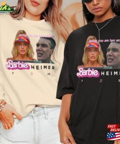 Barbie Oppenheimer Funny Movie Shirt Barbieheimer Active 2023 T Shirt Unisex 4