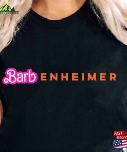 Barbie Oppenheimer Logo Comfort Colors Shirt Barbieheimer Active Funny Movie Tee Hoodie Sweatshirt