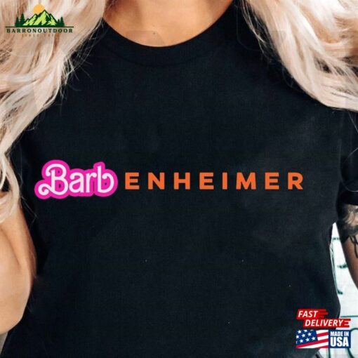 Barbie Oppenheimer Logo Comfort Colors Shirt Barbieheimer Active Funny Movie Tee Hoodie Sweatshirt