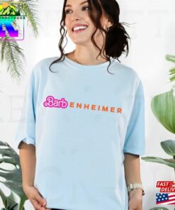 Barbie Oppenheimer Logo Comfort Colors Shirt Barbieheimer Active Funny Movie Tee Hoodie Sweatshirt 3