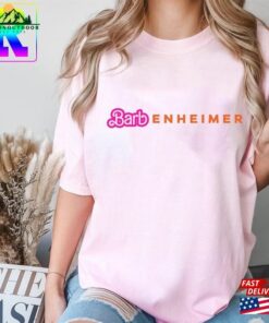Barbie Oppenheimer Logo Comfort Colors Shirt Barbieheimer Active Funny Movie Tee Hoodie Sweatshirt 4