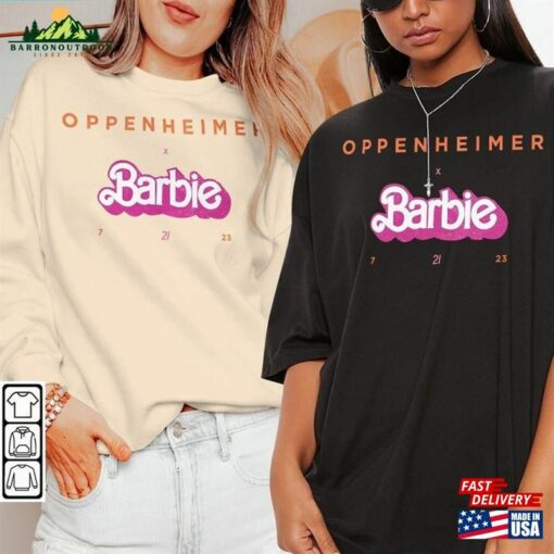 Barbie Oppenheimer Movie Shirt Barbieheimer Active 2023 Hoodie T-Shirt