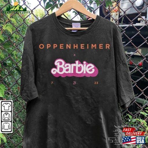 Barbie Oppenheimer Movie Shirt Barbieheimer Active 2023 Hoodie T-Shirt