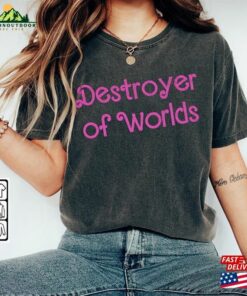 Barbie Oppenheimer Movie Shirt Destroyer Of Worlds Inspired Bootleg Tee Hoodie Classic 4