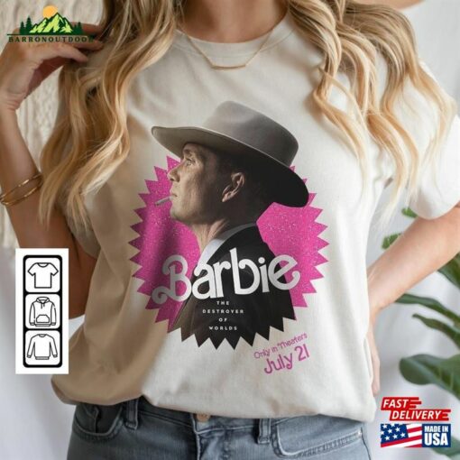 Barbie Oppenheimer Movie Shirt Funny Inspired Bootleg Tee T-Shirt Classic