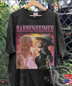 Barbie Oppenheimer Movie Shirt Funny V1 Inspired Bootleg Tee Hoodie Sweatshirt Barbie Oppenheimer Movie Shirt Funny V1 Inspired Bootleg Tee Hoodie Sweatshirt