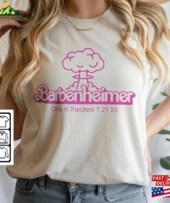 Barbie Oppenheimer Movie Shirt Inspired Bootleg Tee Hoodie Classic Barbie Oppenheimer Movie Shirt Inspired Bootleg Tee Hoodie Classic
