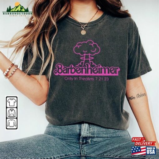 Barbie Oppenheimer Movie Shirt Inspired Bootleg Tee Hoodie Classic