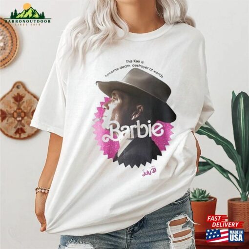 Barbie Oppenheimer Shirt Barbieheimer Active Funny Movie Classic Unisex