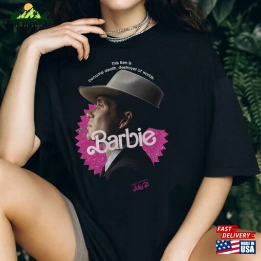 Barbie Oppenheimer Shirt Barbieheimer Active Funny Movie T-Shirt Classic