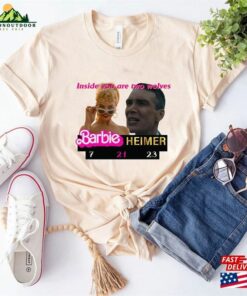 Barbie Oppenheimer Shirt Barbieheimer Active Funny Movie Unisex Classic 3