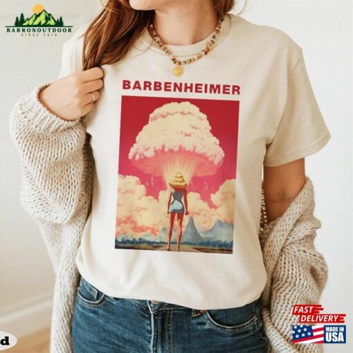 Barbie Oppenheimer Shirt Barbieheimer Active Sweatshirt Funny Movie Tee Unisex