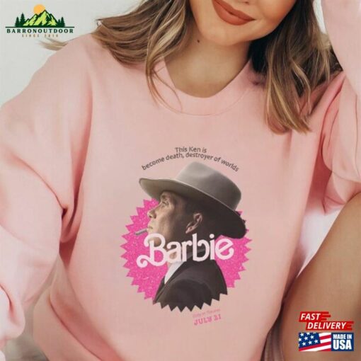 Barbie Oppenheimer Shirt Barbieheimer Active Unisex Hoodie