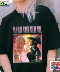 Barbie Oppenheimer Shirt Funny Moive Unisex T-Shirt Hoodie Sweatshirt Barbie Oppenheimer Shirt Funny Moive Unisex T-Shirt Hoodie Sweatshirt