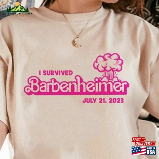 Barbie Oppenheimer T-Shirt Barbenheimer Active Tee Funny Movie Classic Hoodie