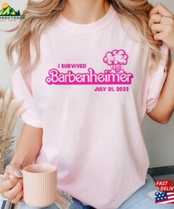 Barbie Oppenheimer T-Shirt Barbenheimer Active Tee Funny Movie Classic Hoodie 3 Barbie Oppenheimer T Shirt Barbenheimer Active Tee Funny Movie Classic Hoodie 4