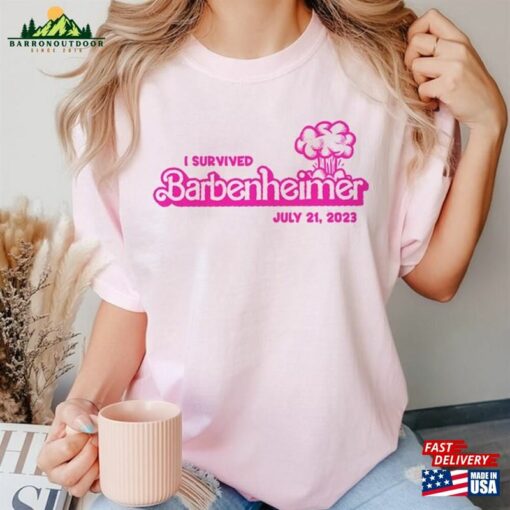 Barbie Oppenheimer T-Shirt Barbenheimer Active Tee Funny Movie Classic Hoodie