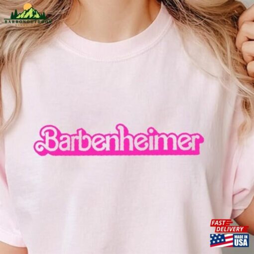 Barbie Oppenheimer T-Shirt Barbenheimer Active Tee Funny Movie Hoodie Unisex