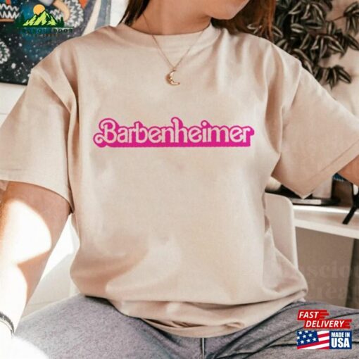 Barbie Oppenheimer T-Shirt Barbenheimer Active Tee Funny Movie Hoodie Unisex