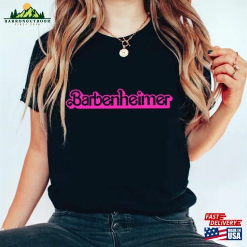 Barbie Oppenheimer T-Shirt Barbenheimer Active Tee Funny Movie Hoodie Unisex