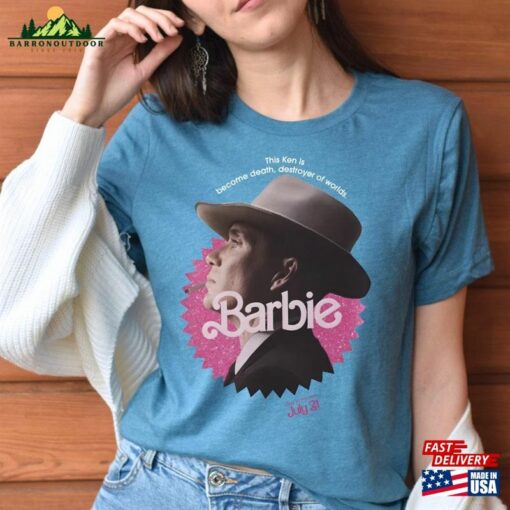 Barbie Oppenheimer T-Shirt Barbieheimer Active Funny Movie Tee Classic